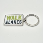 Oblong Metal Keyring Bespoke Printing
